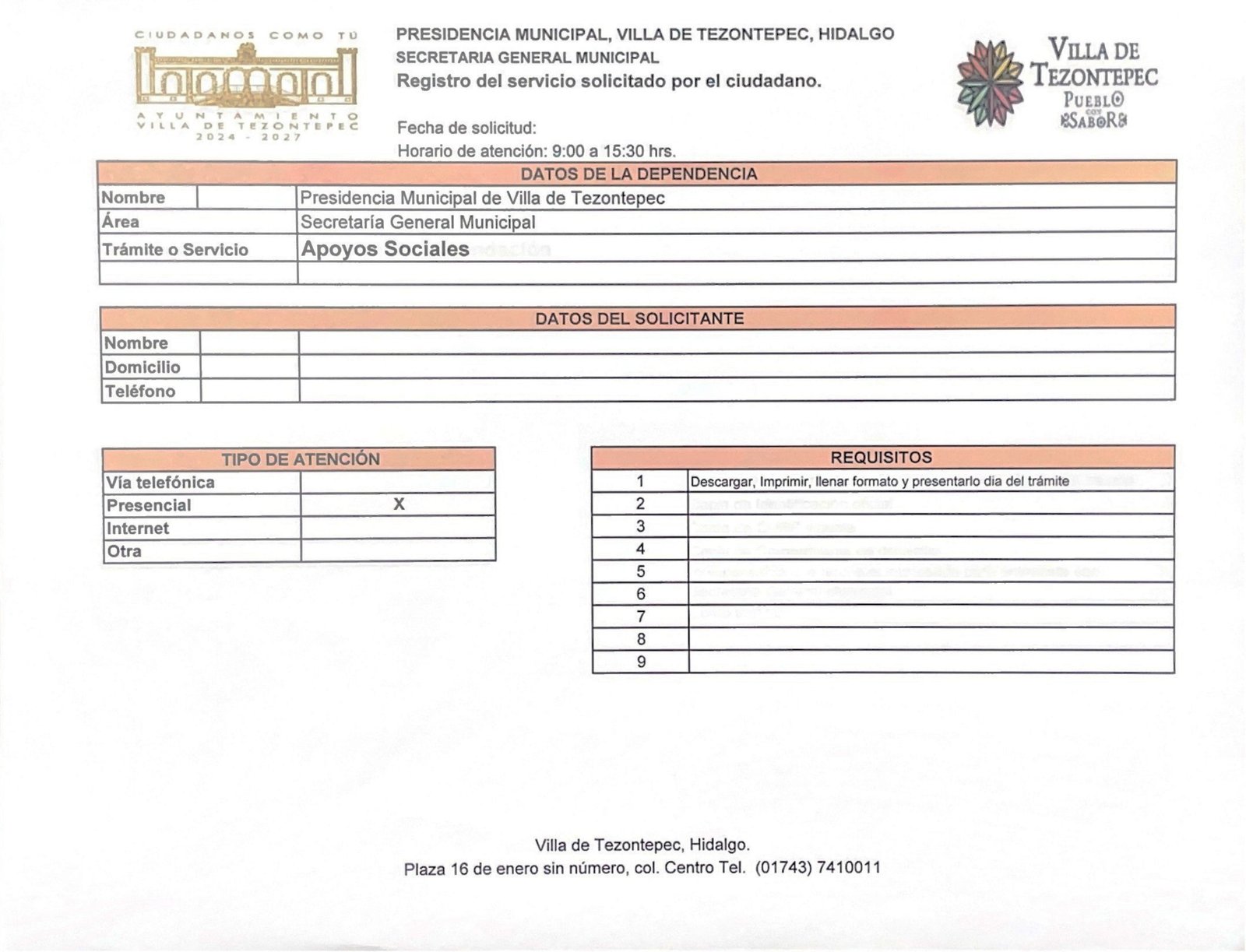 Vista previa: Constancia de no afectación de áreas verdes